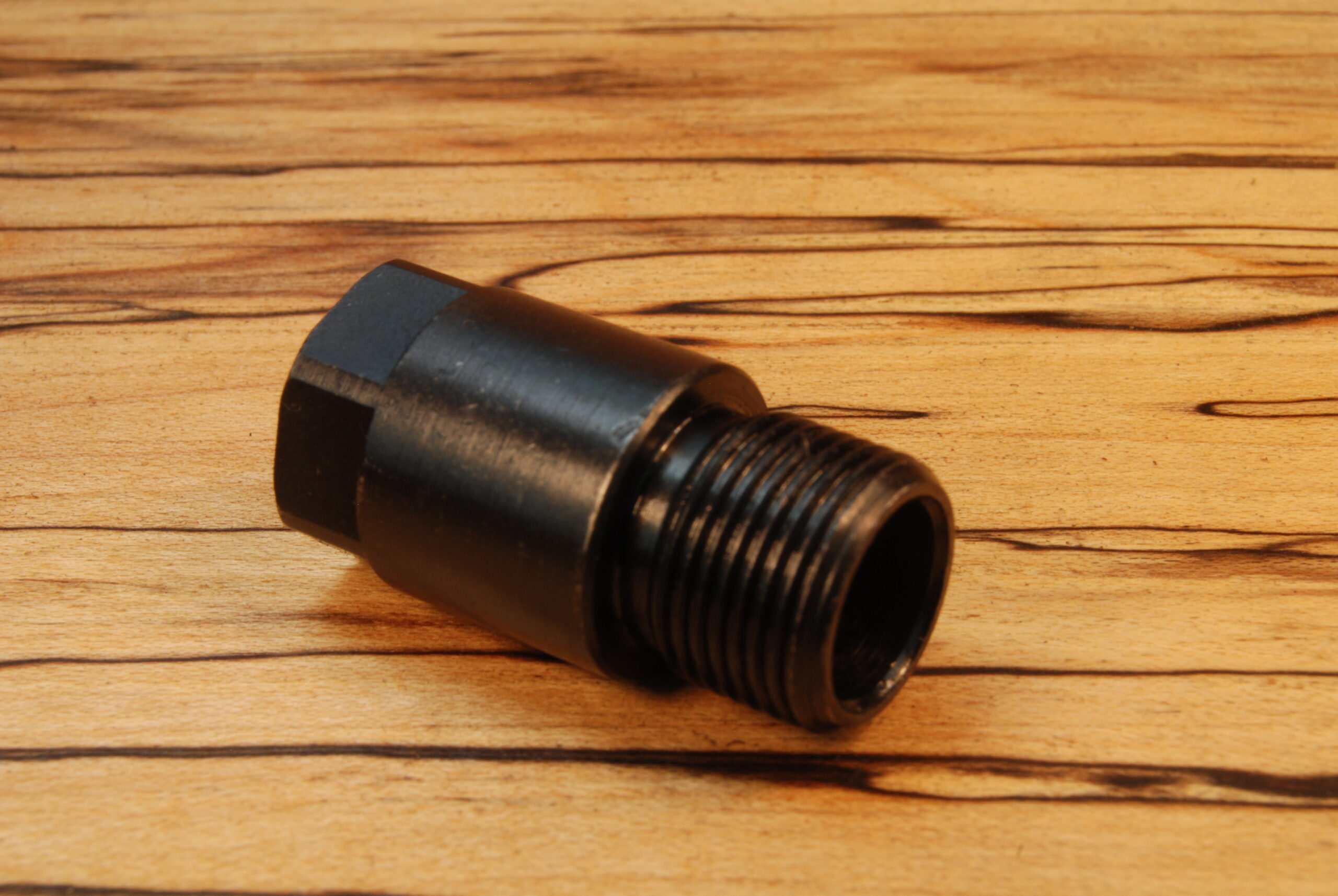5/8"-24 (female) to 9/16"-18 (male) Thread Converter - SKU#165