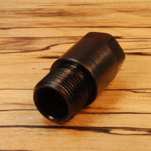 U.S. to METRIC- Barrel Adapter Thread Converter U.S. 1/2" x 36 (female) to M13.5 x 1 LH (male) - SKU#087
