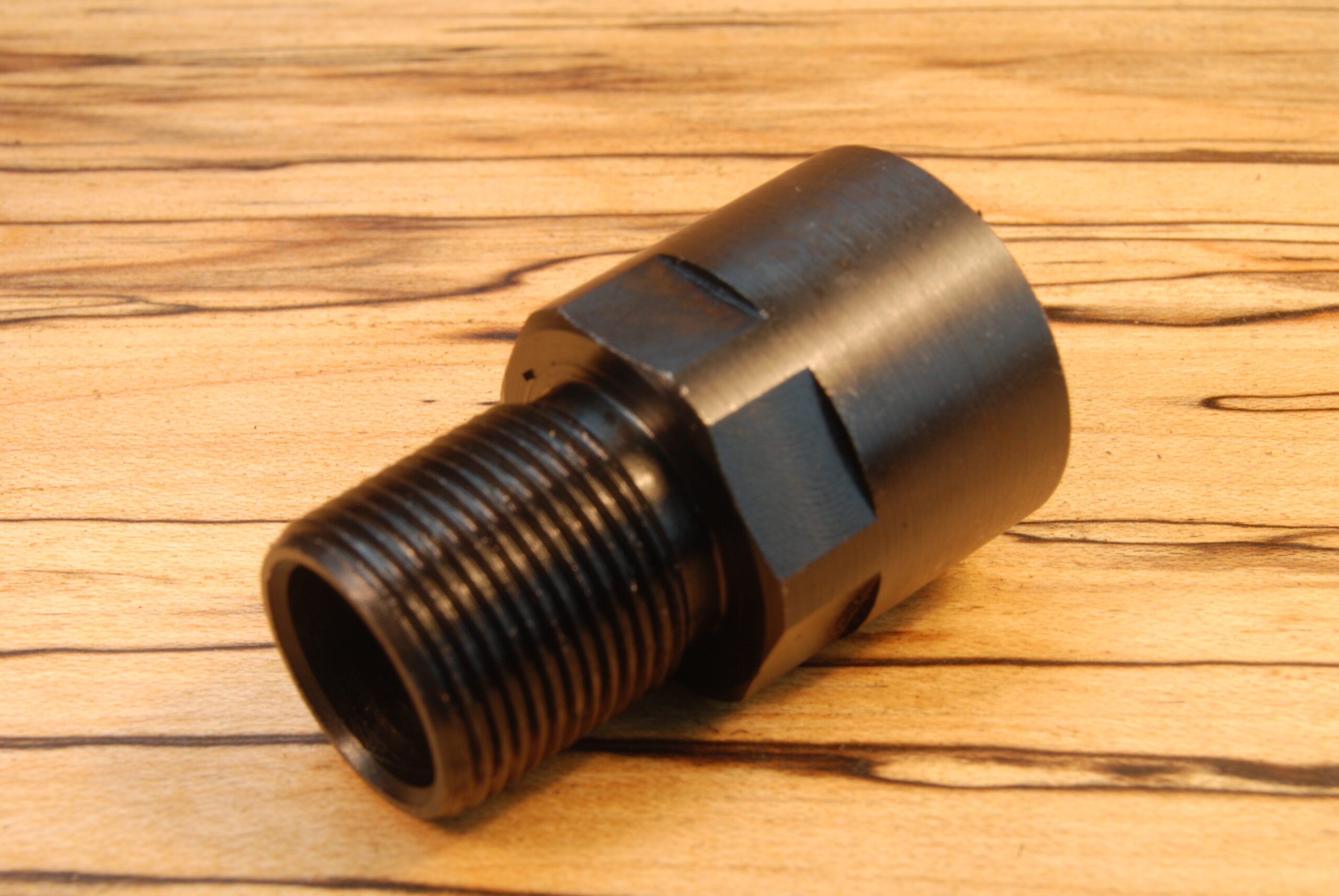 3/4"-24 (female) to M18 x 1.5 RH (male) Thread Converter 338 Lapua, Ruger Precision - SKU#164