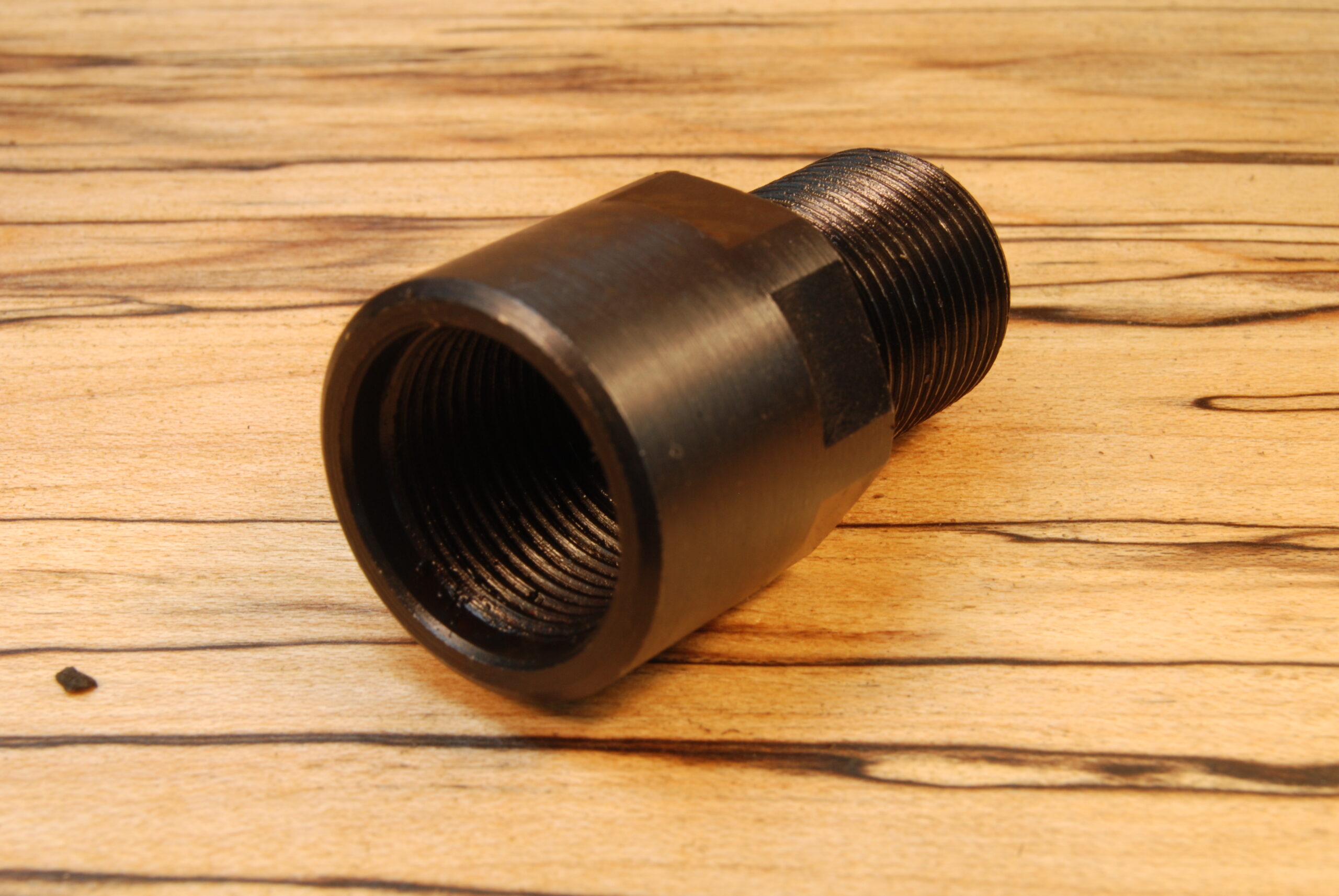 M14.5-1 LH (female) to 9/16-24 (male) Thread Converter -40 S&W-Glock-HK- SKU#189 - Image 4