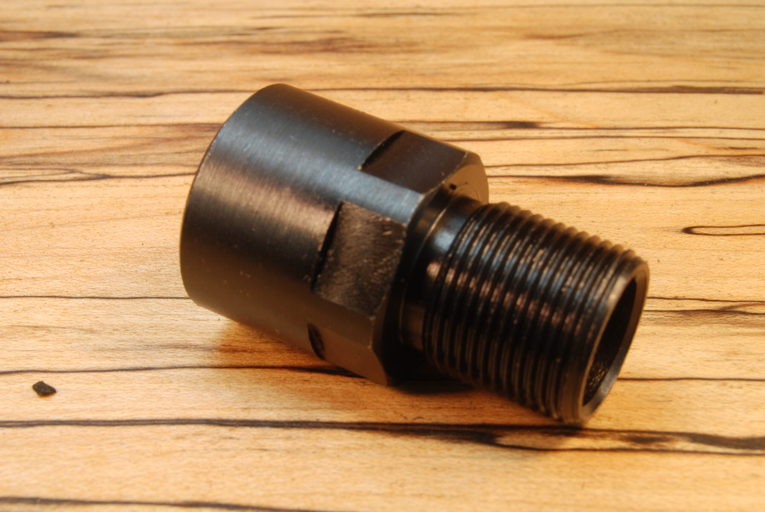 U.S. to METRIC- Barrel Adapter Thread Converter U.S. 5/8″ x 24 (female) to M15 x 1 RH (male) - SKU#088 - Image 5