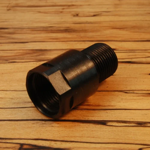 1/2" x 28   to   M14 x 1 LH   U.S. to METRIC - Barrel Adapter Thread Converter    SKU#235