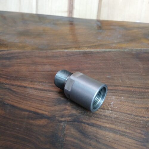 STAINLESS STEEL 5/8"-24 TPI (female) to .578"-28 TPI (male) Thread Converter - SKU#079-SS