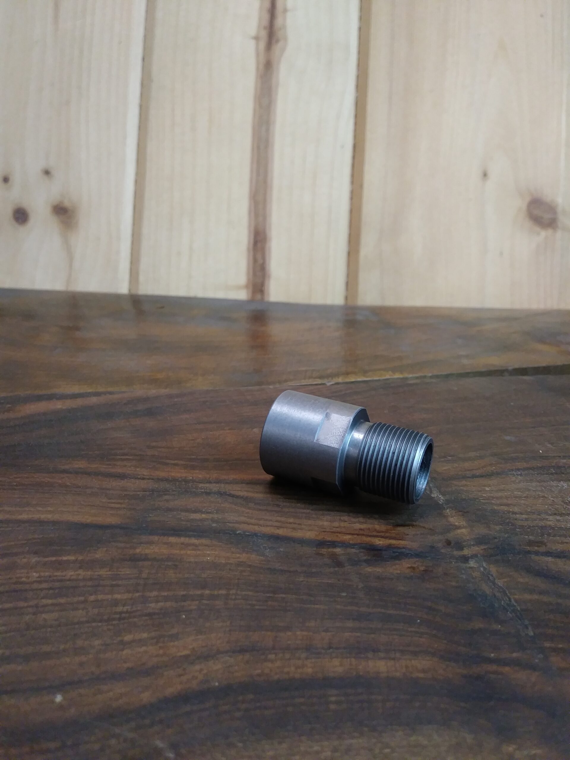 STAINLESS STEEL, 5/8"-24 TPI to 5/8"-24 TPI -Barrel EXTENSION,Threaded Adapter .7 (3/4") Length - SKU#055-ss - Image 3