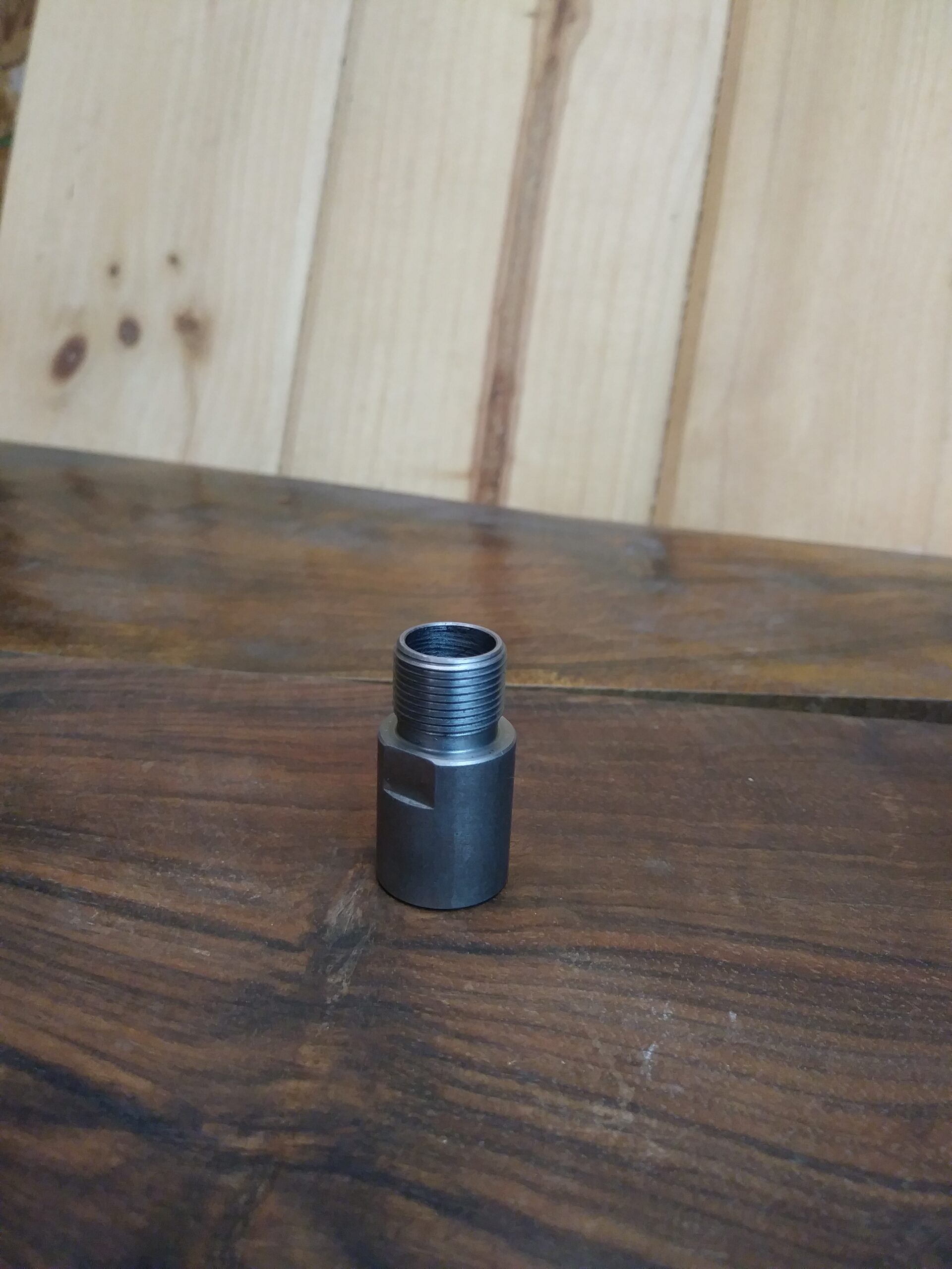 STAINLESS STEEL Thread Converter, 1/2"-36TPI (female) to 1/2"-28 TPI (male) - SKU#063-SS - Image 2