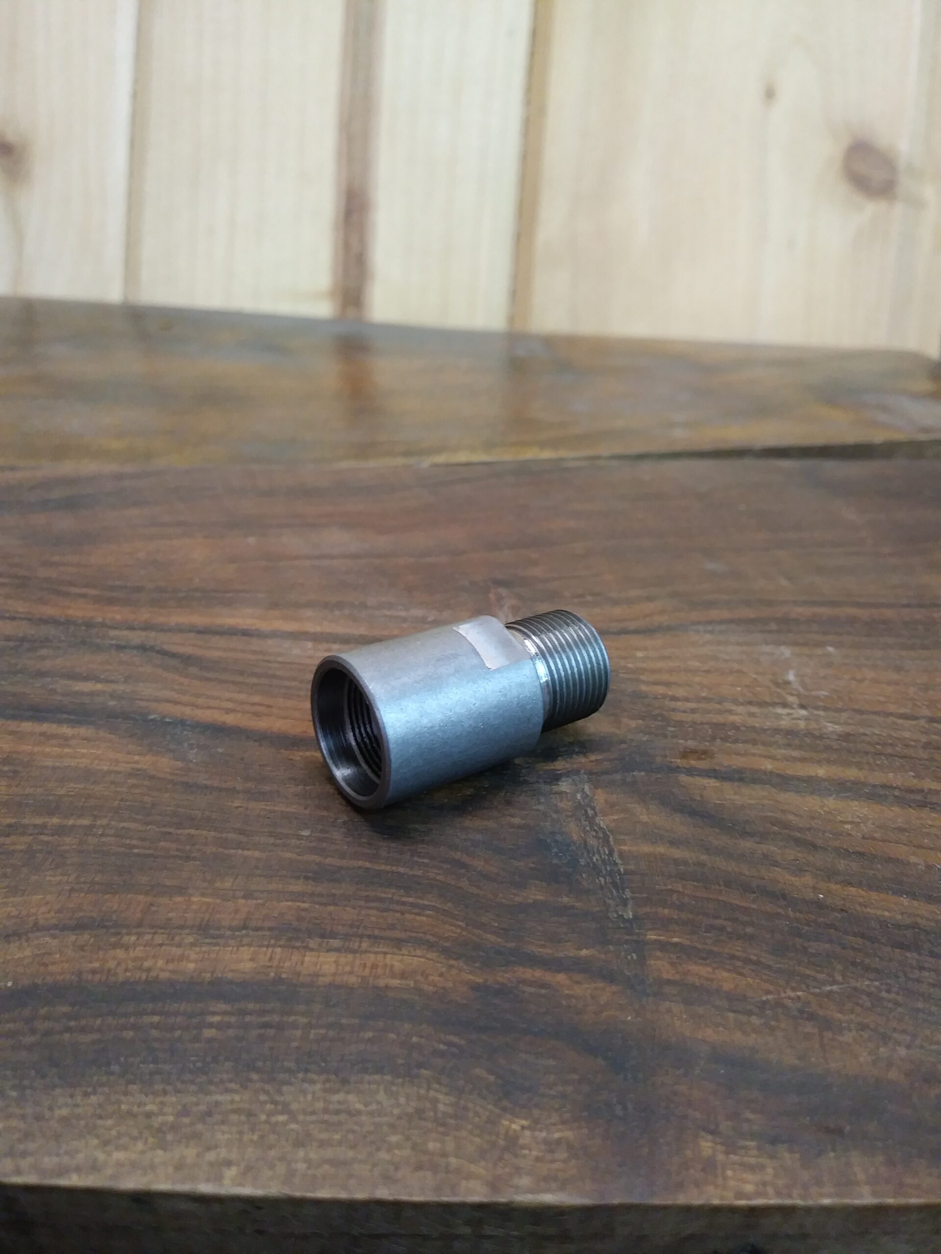 STAINLESS STEEL Thread Converter, 1/2"-36TPI (female) to 1/2"-28 TPI (male) - SKU#063-SS - Image 4