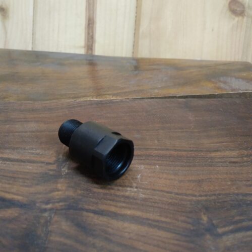 9/16"-24 (female) to 1/2"-28 (male) Thread Converter / Adapter - SKU#091