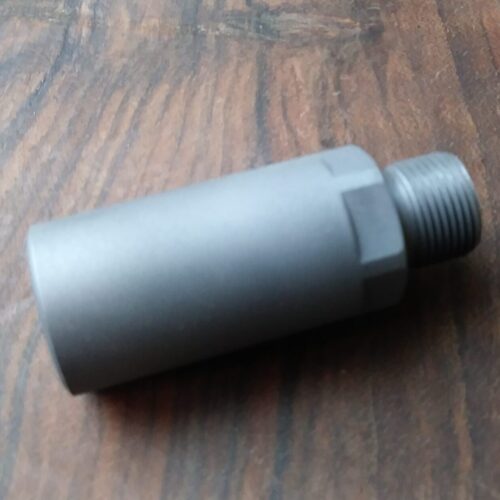 1/2-28  to 1/2-28  STAINLESS 1-1/2" Barrel EXTENSION SKU#037ss