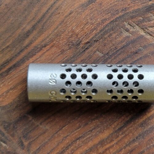 1/2-28 Stainless Muzzle Brake-30 Cal- .625" O.D. - SKU#7227