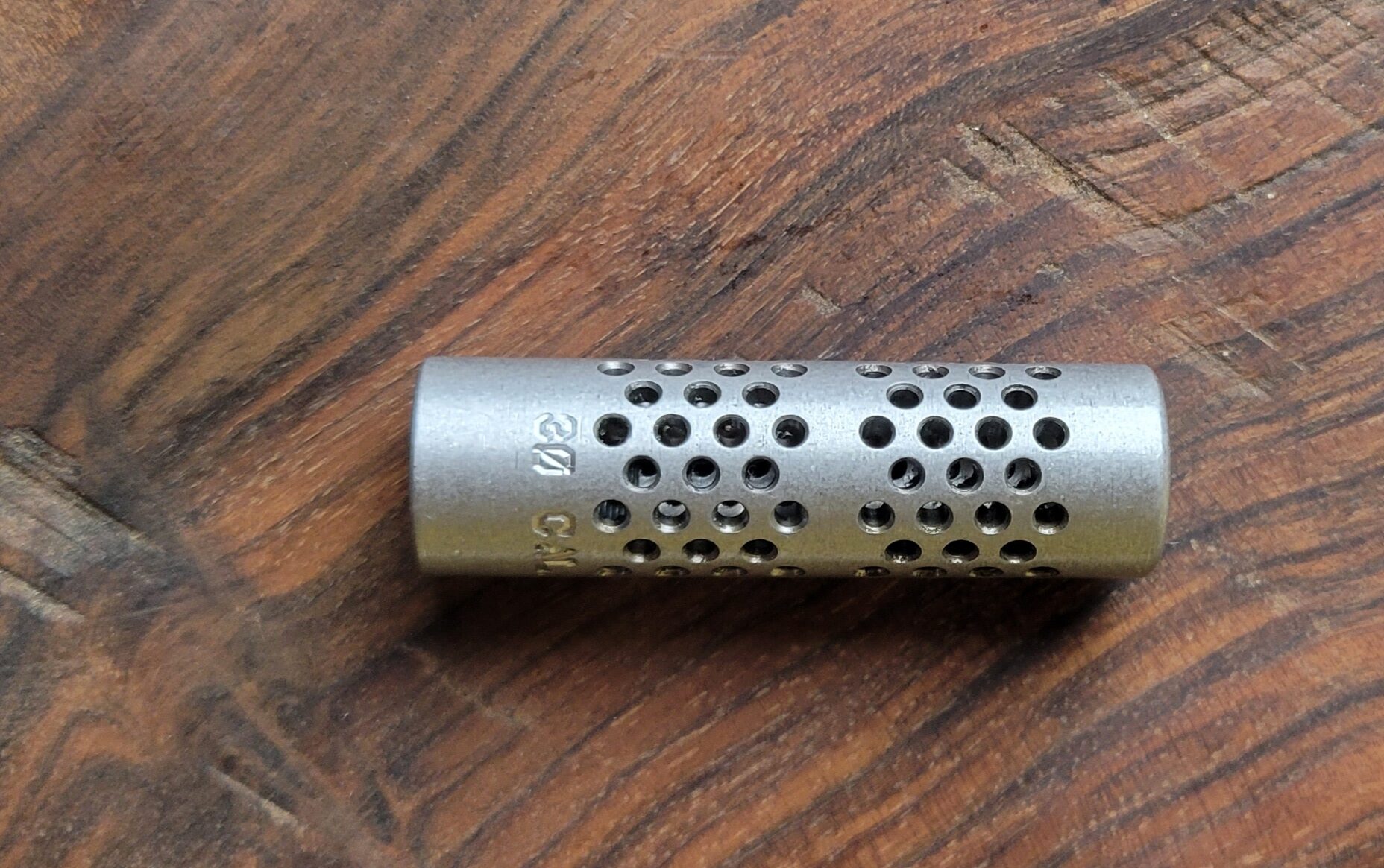 1/2-28 Stainless Muzzle Brake-30 Cal- .625" O.D. - SKU#7227