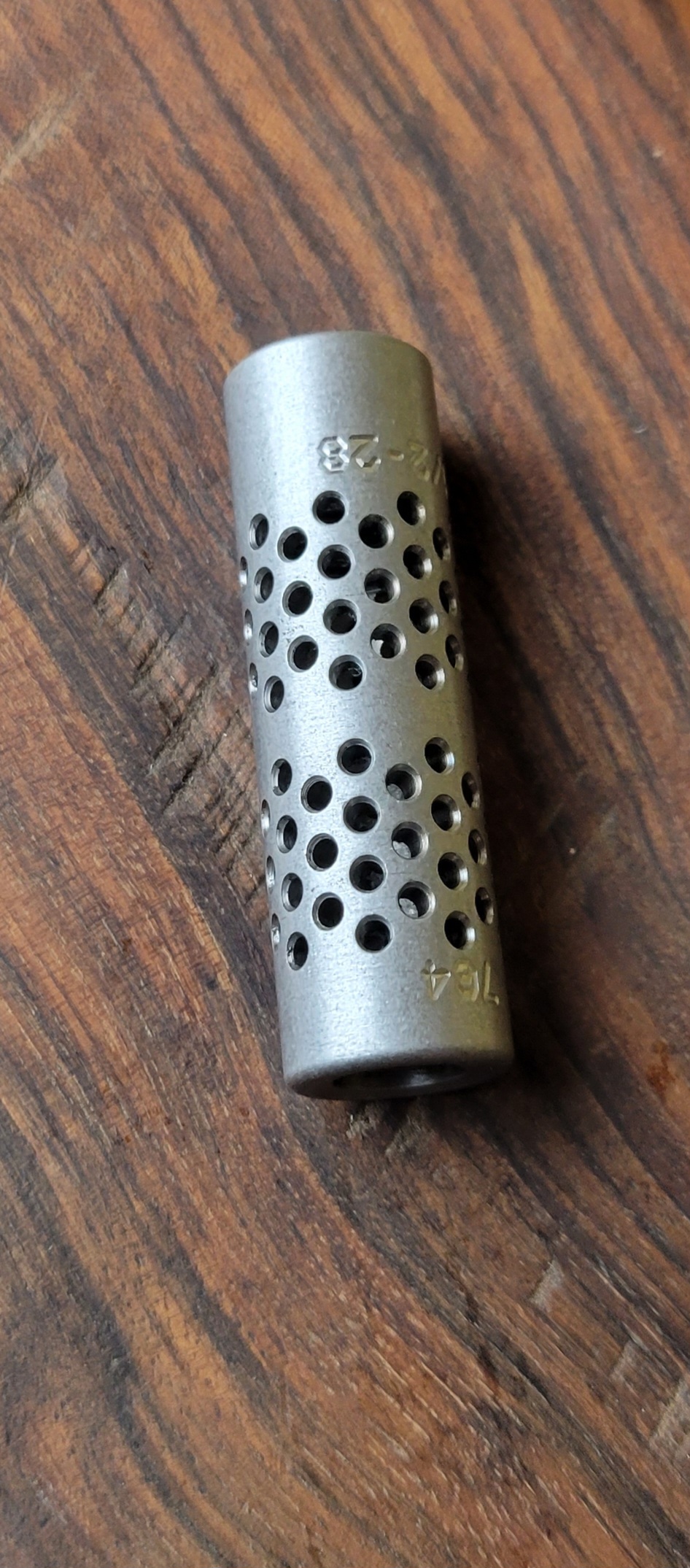 1/2-28 Stainless Muzzle Brake-30 Cal- .625" O.D. - SKU#7227 - Image 4
