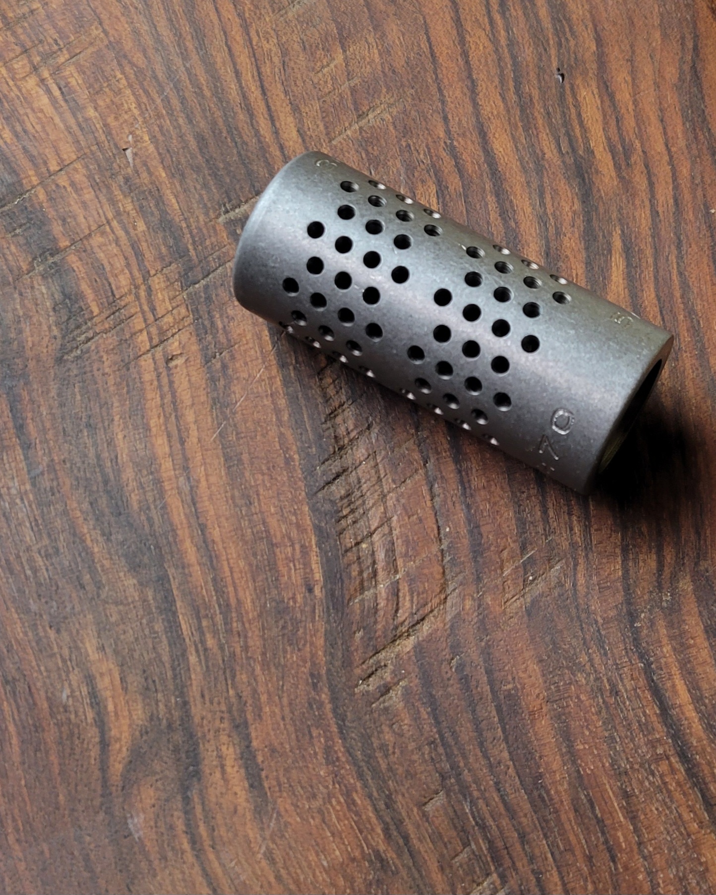 30 Cal. 5/8"-24 Stainless Muzzle Brake-.910" OD - SKU#7470 - Image 3